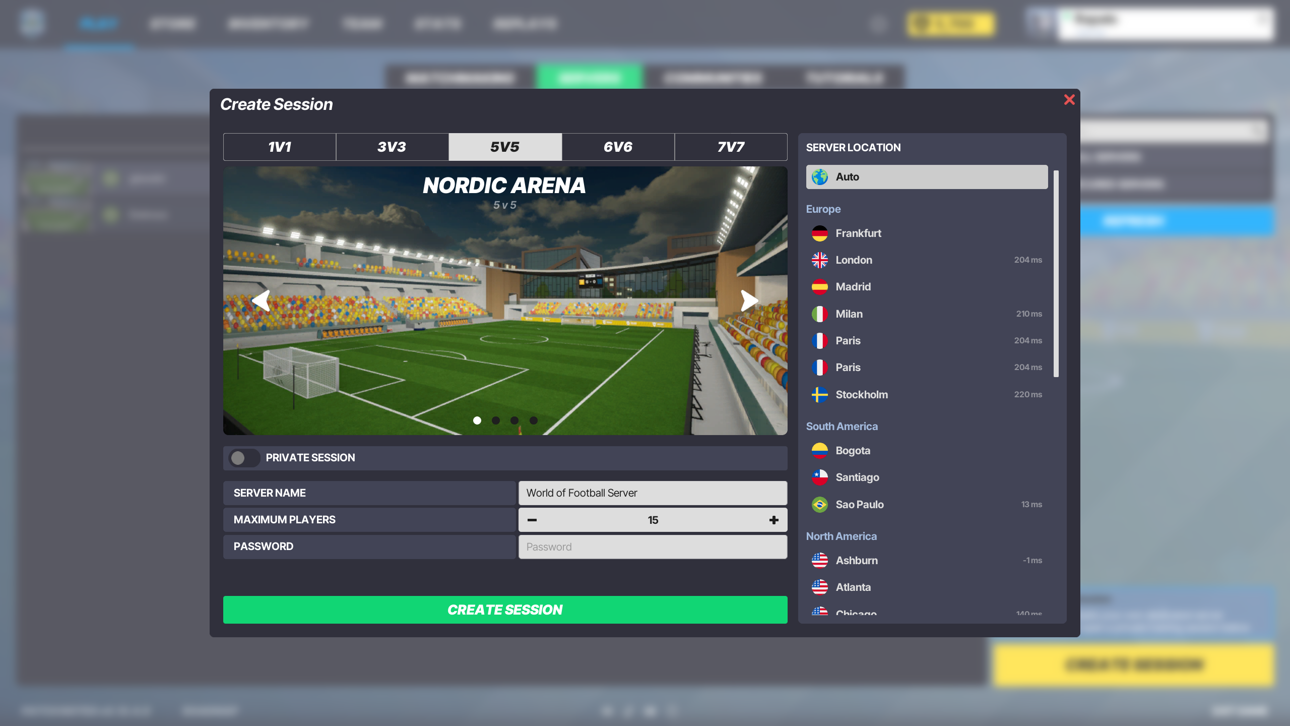 On-demand game server orchestration dashboard